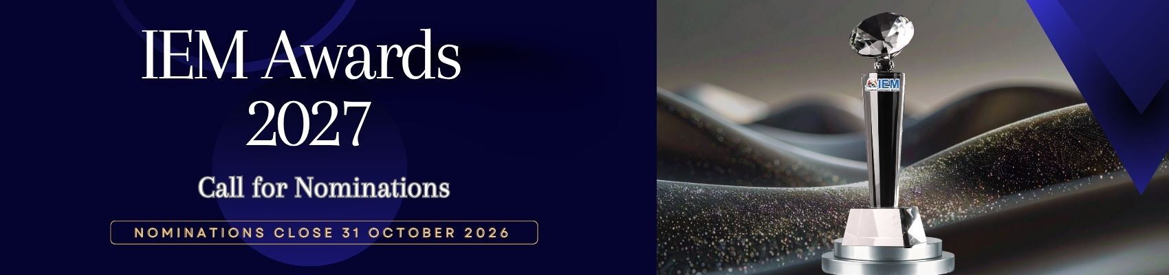 IEM AWARDS 2027 - Call for Nominations